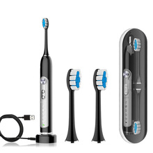 Подарок для продвижения Sonic 5 режимов электрическая зубная щетка портативная ультразвуковая электрическая зубная щетка с 2 сменными насадками
